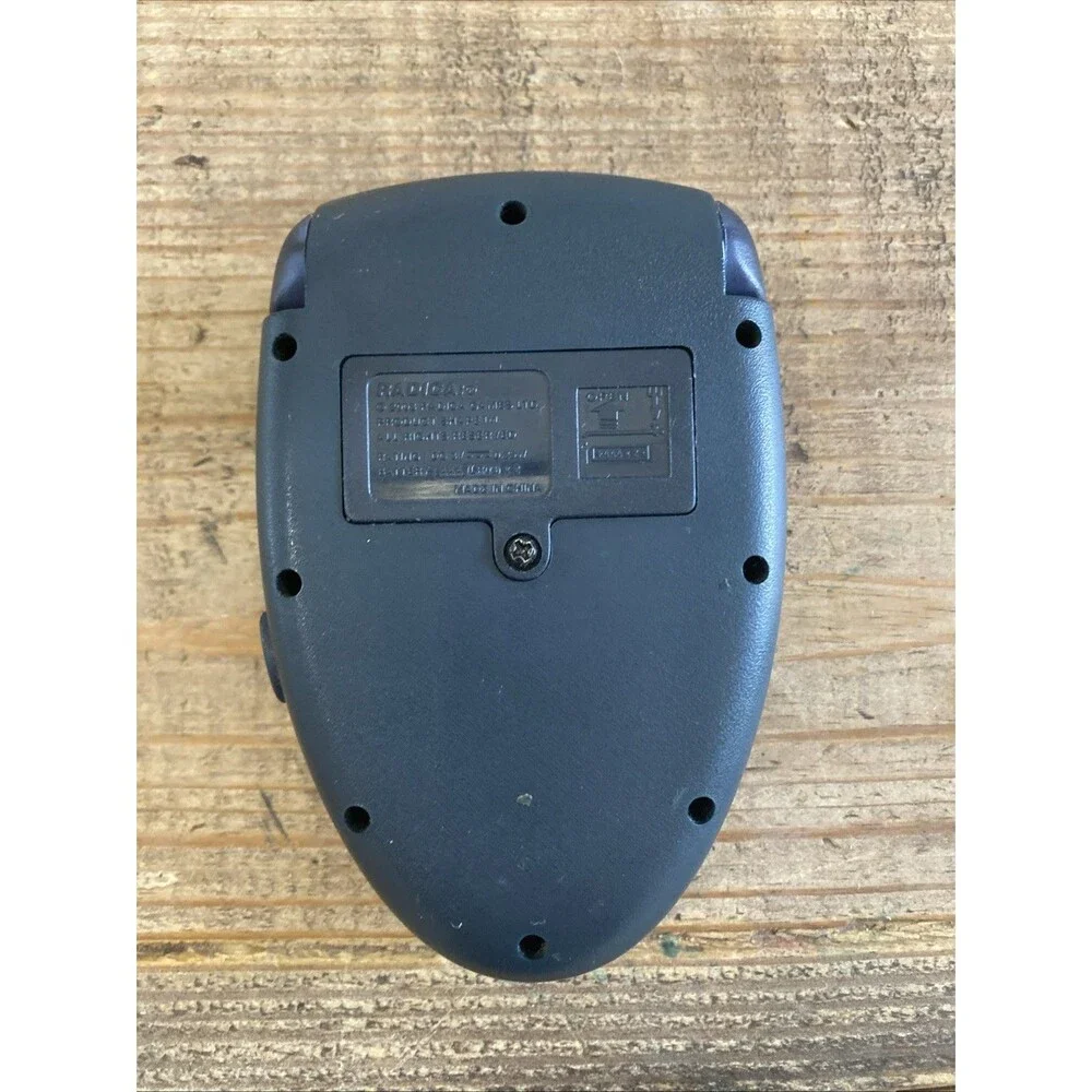 Radica 2003 Flip Top Lighted Solitaire Blue Handheld Electronic Game - Works